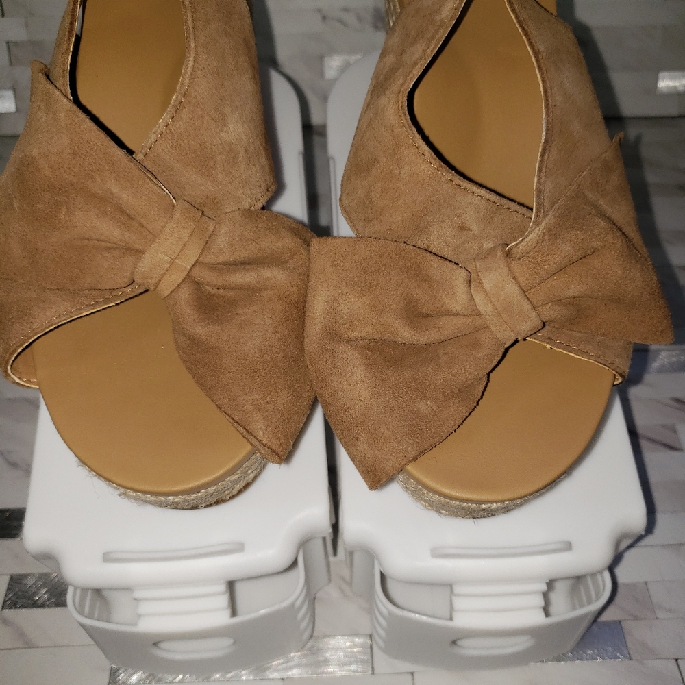 Ugg Camilla Suede Bow Espadrille Sandal - Picture 7 of 13